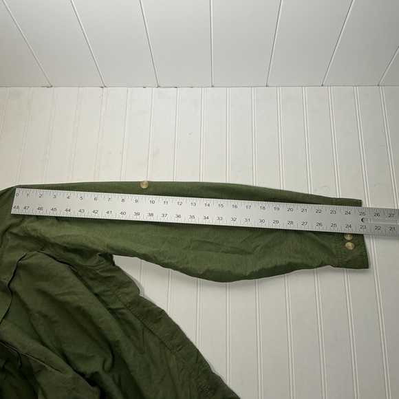 Exofficio Vented Fishing Shirt Men's Large Long Sleeve Button Front Olive Green - Picture 7 of 9